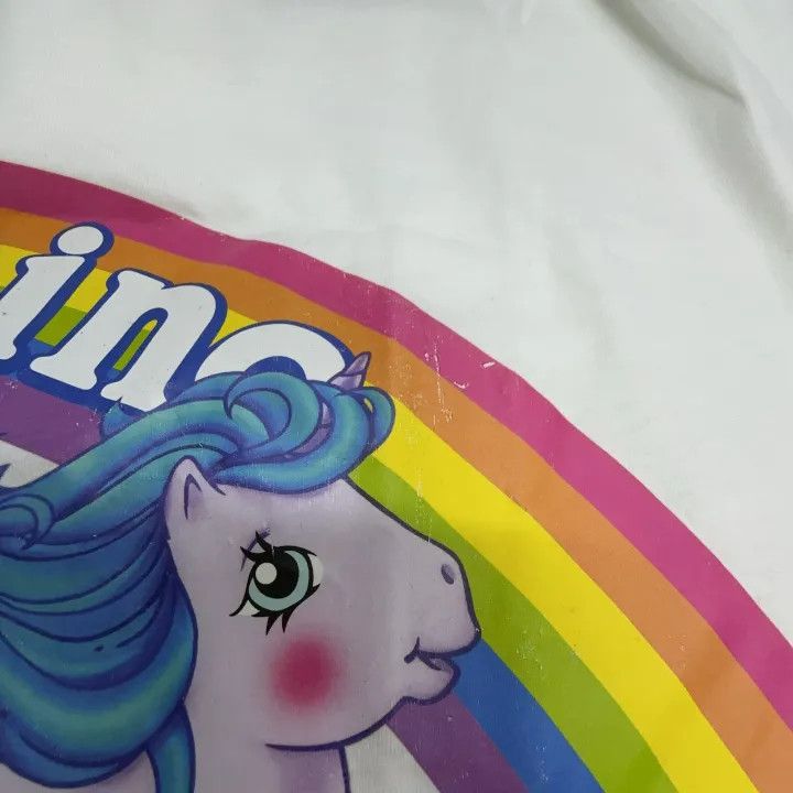 Moschino Moschino Rainbow Pony Print Short Sleeve T-Shirt 0079 Size XS / US 0-2 / IT 36-38 - 5 Thumbnail