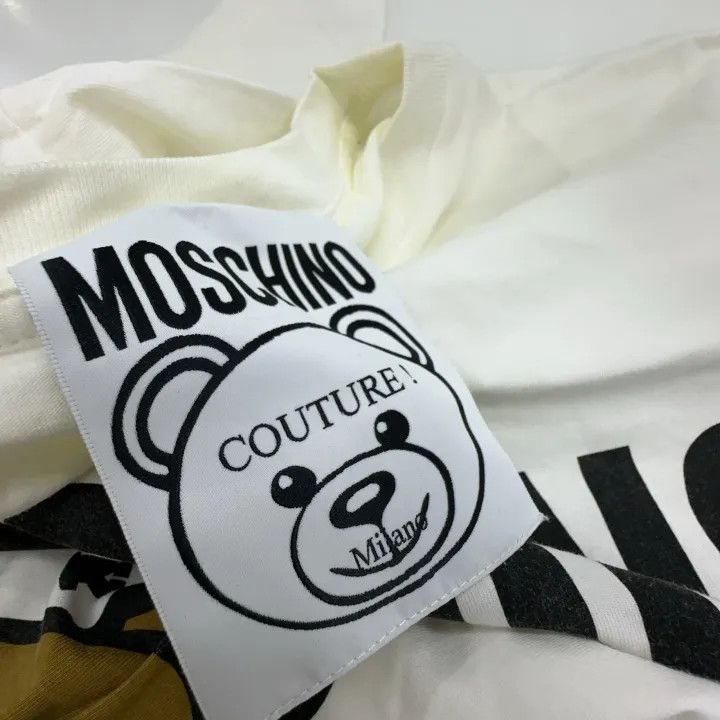 Moschino Moschino Bunny Ear Cotton T-shirt for Women 0079 Size XS / US 0-2 / IT 36-38 - 4 Thumbnail