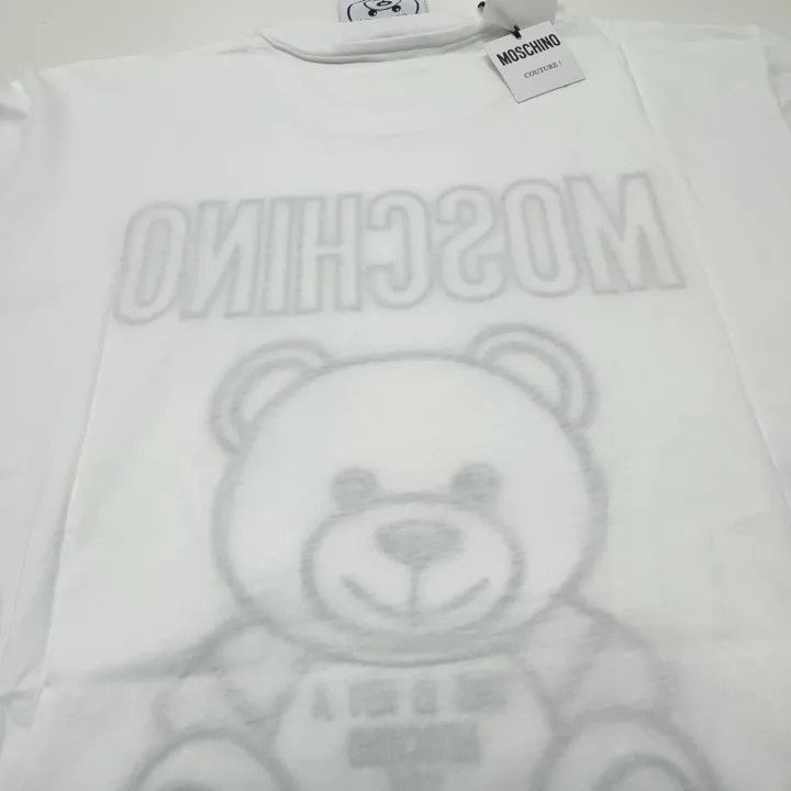 Moschino Moschino Bear Print Oversized T-Shirt 0079 Size S / US 4 / IT 40 - 7 Thumbnail