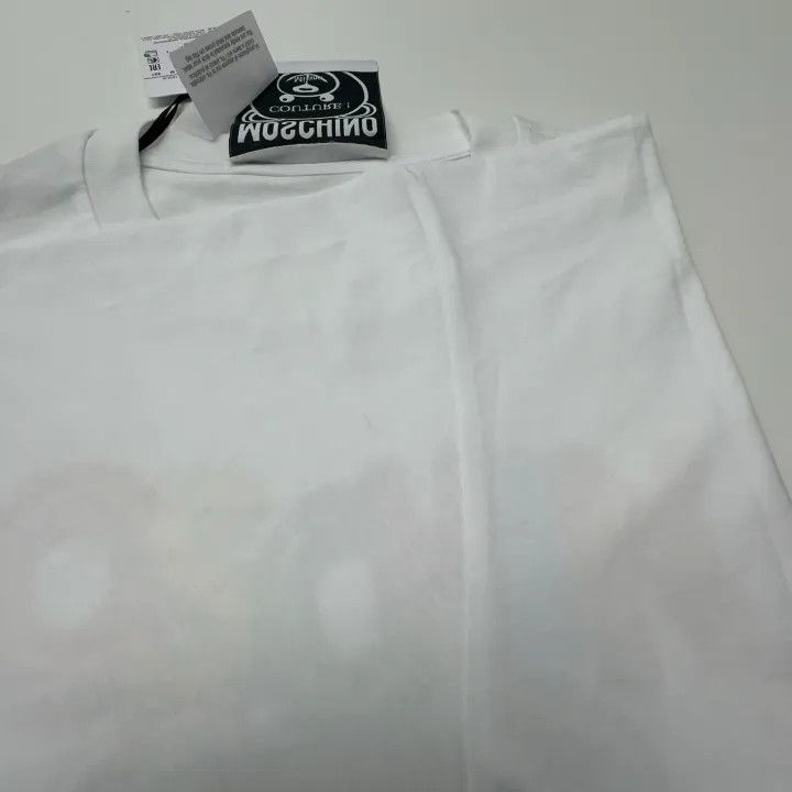 Moschino Moschino SS23 White Teddy Bear Print T-Shirt 0079 Size M / US 6-8 / IT 42-44 - 8 Thumbnail