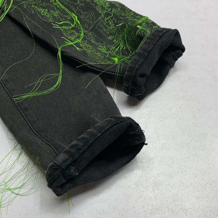 Off-White Off-White Slim-Fit Denim Pants in Black 0079 Size 25" / US 0 / IT 36 - 8 Thumbnail