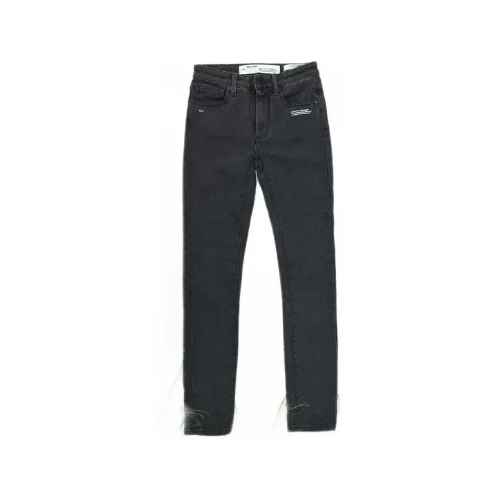 Off-White Off-White Slim-Fit Denim Pants in Black 0079 Size 25" / US 0 / IT 36 - 2 Thumbnail