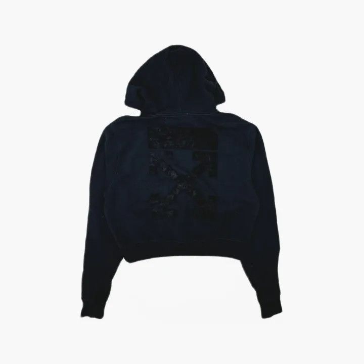 Off-White Off-White Printed Hooded Long Sleeve T-Shirt 0079 Size S / US 4 / IT 40 - 3 Thumbnail