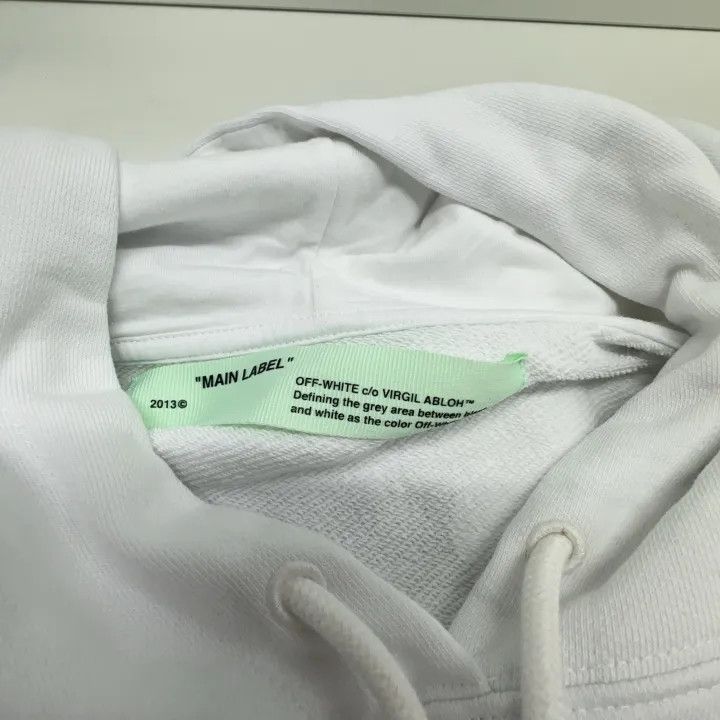 Off-White Off-White Logo Print Loose Hoodie for Women 0079 Size L / US 10 / IT 46 - 6 Thumbnail