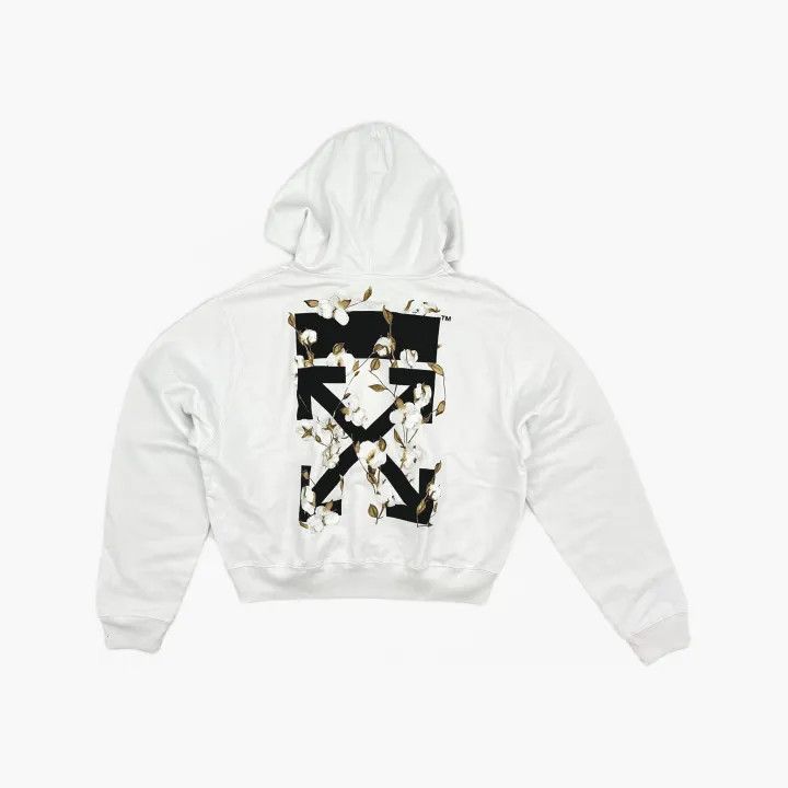 Off-White Off-White Logo Print Loose Hoodie for Women 0079 Size L / US 10 / IT 46 - 3 Thumbnail