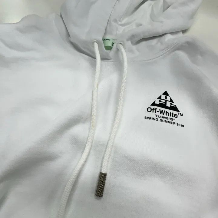 Off-White Off-White Logo Print Loose Hoodie for Women 0079 Size L / US 10 / IT 46 - 7 Thumbnail