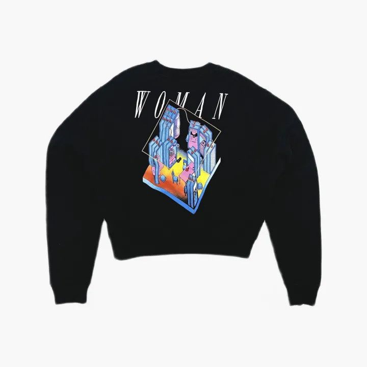 Off-White Off-White Black Long Sleeve Crewneck Sweatshirt 0079 Size M / US 6-8 / IT 42-44 - 3 Thumbnail