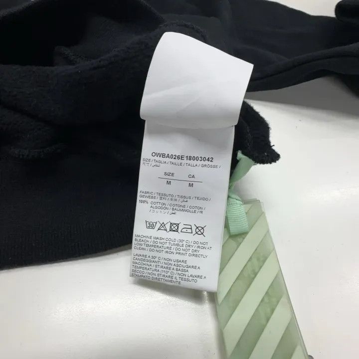 Off-White Off-White Black Long Sleeve Crewneck Sweatshirt 0079 Size M / US 6-8 / IT 42-44 - 5 Thumbnail