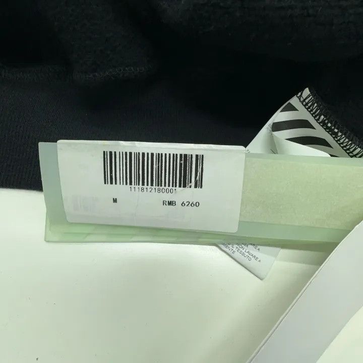 Off-White Off-White Black Long Sleeve Crewneck Sweatshirt 0079 Size M / US 6-8 / IT 42-44 - 4 Thumbnail