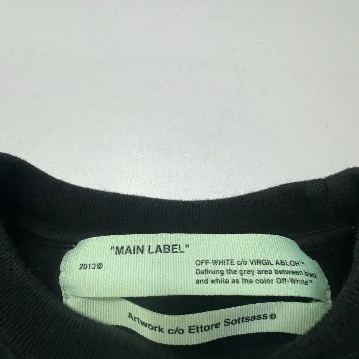 Off-White Off-White Black Long Sleeve Sweatshirt for Women 0079 Size S / US 4 / IT 40 - 5 Thumbnail