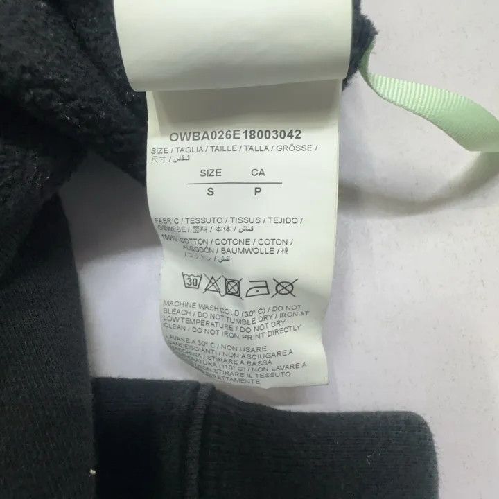 Off-White Off-White Black Long Sleeve Sweatshirt for Women 0079 Size S / US 4 / IT 40 - 4 Thumbnail