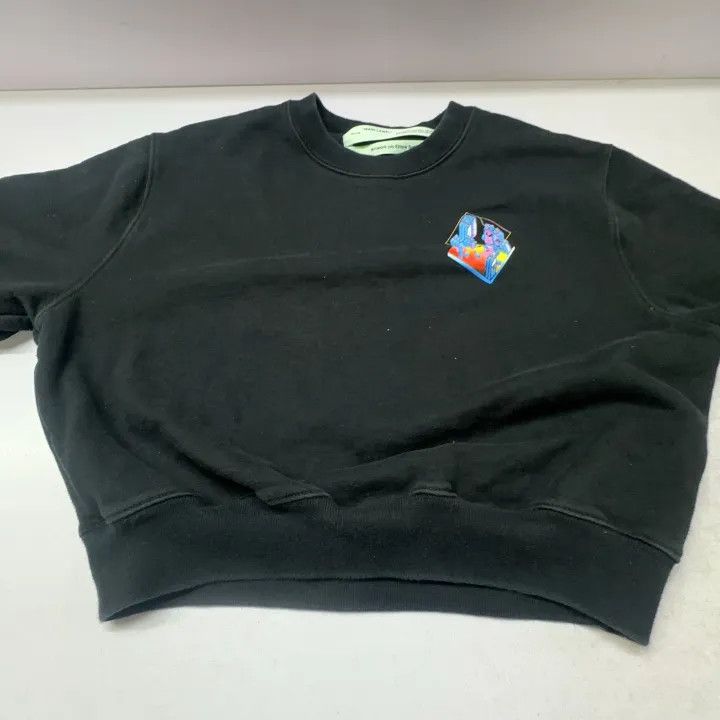 Off-White Off-White Black Long Sleeve Sweatshirt for Women 0079 Size S / US 4 / IT 40 - 9 Thumbnail