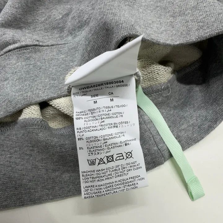 Off-White OFF-WHITE Gray Round Neck Sweatshirt for Women 0079 Size M / US 6-8 / IT 42-44 - 5 Thumbnail