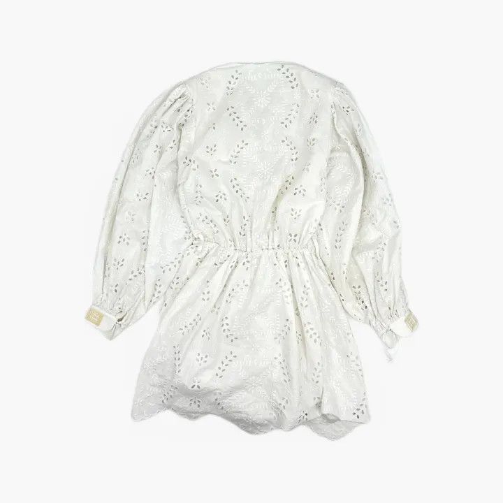 Off-White OFF-WHITE Hollow V-Neck Long Sleeve Dress 0079 Size M / US 6-8 / IT 42-44 - 3 Thumbnail