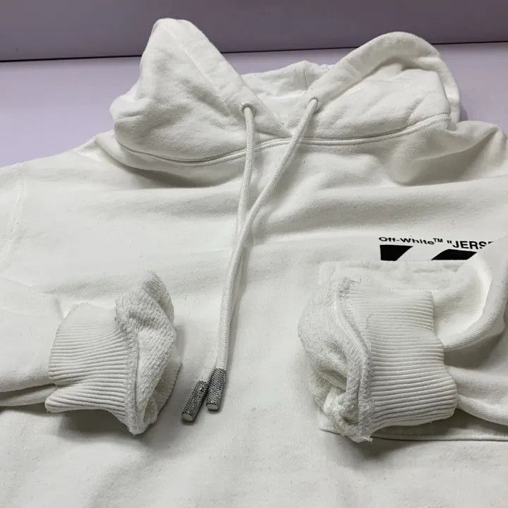 Off-White Off-White White Logo Print Hoodie for Women 0079 Size S / US 4 / IT 40 - 11 Thumbnail