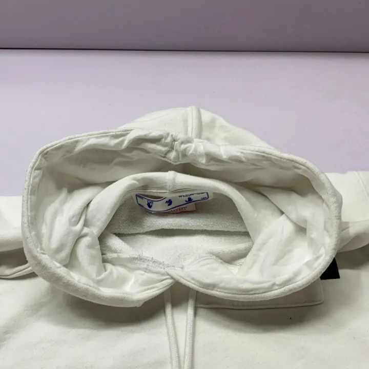 Off-White Off-White White Logo Print Hoodie for Women 0079 Size S / US 4 / IT 40 - 9 Thumbnail