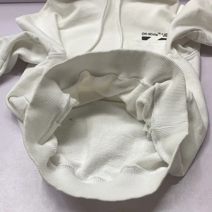Off-White Off-White White Logo Print Hoodie for Women 0079 Size S / US 4 / IT 40 - 14 Thumbnail