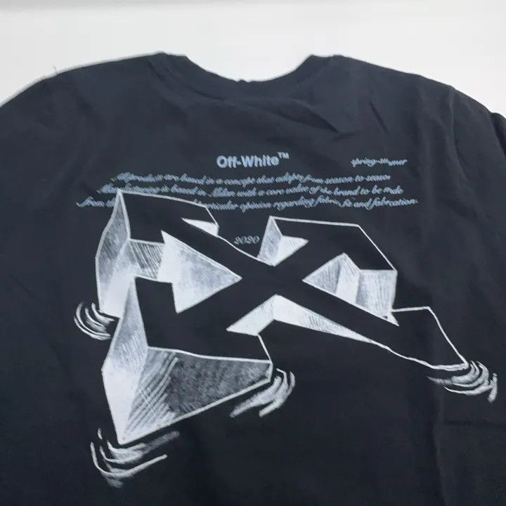 Off-White OFF-WHITE Black Short Sleeve T-Shirt with Arrow Print 0079 Size S / US 4 / IT 40 - 6 Thumbnail