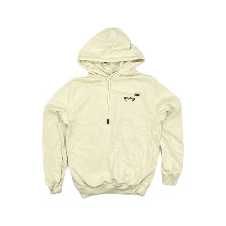 Off-White Off-White Floral Embroidered Hoodie 0079 Size XS / US 0-2 / IT 36-38 - 2 Thumbnail