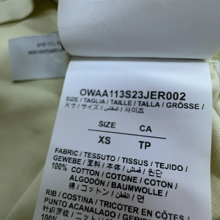 Off-White Off-White Short Sleeve Logo T-Shirt for Women 0079 Size XS / US 0-2 / IT 36-38 - 4 Thumbnail