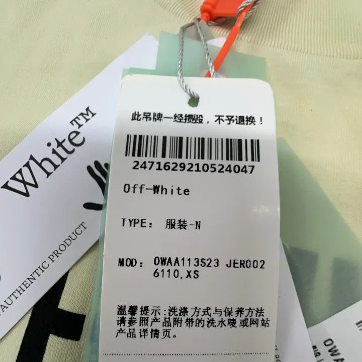 Off-White Off-White Short Sleeve Logo T-Shirt for Women 0079 Size XS / US 0-2 / IT 36-38 - 5 Thumbnail