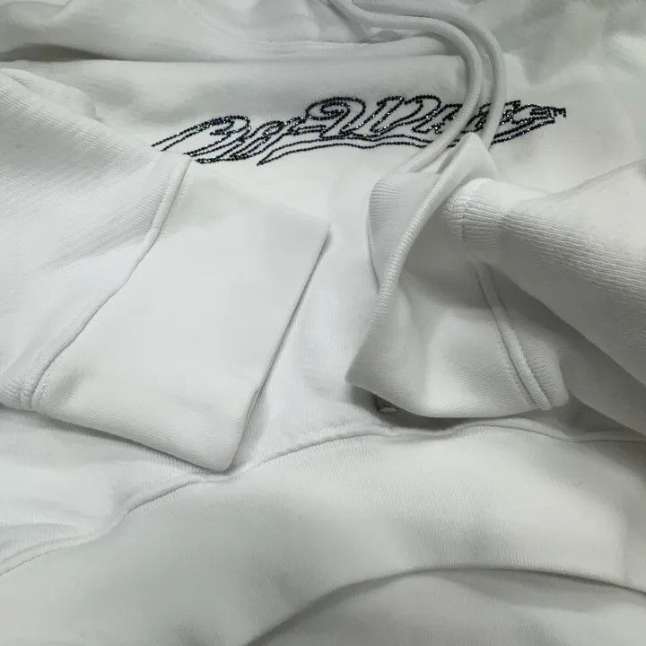 Off-White Off-White Logo Printed Cropped Hoodie 0079 Size M / US 6-8 / IT 42-44 - 12 Thumbnail