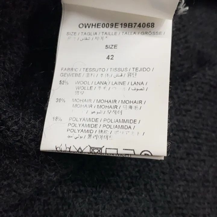Off-White Off-White Geometric Gradient Mohair Sweater 0079 Size L / US 10 / IT 46 - 5 Thumbnail