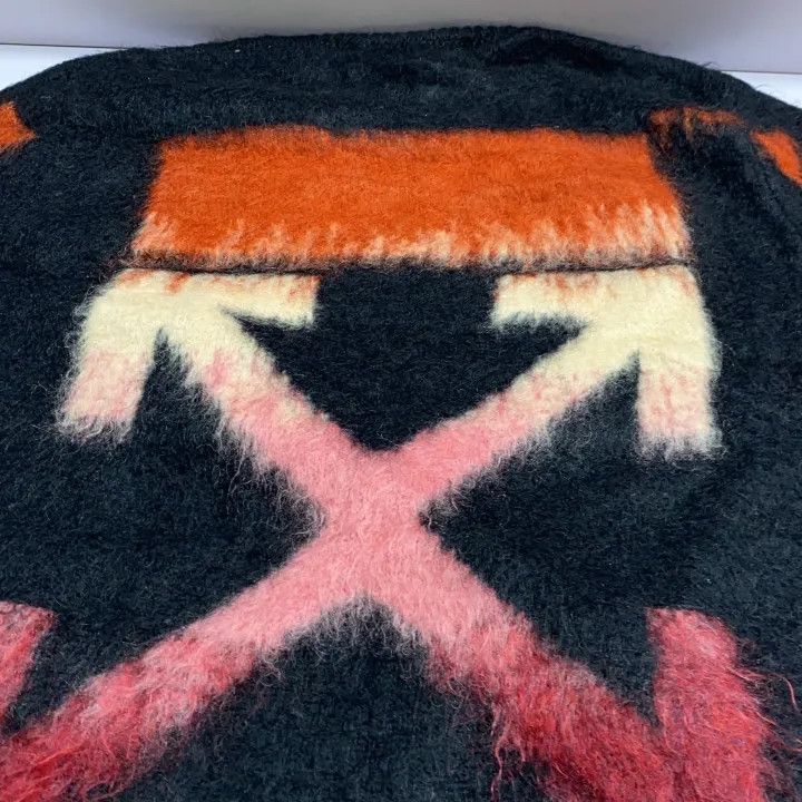 Off-White Off-White Geometric Gradient Mohair Sweater 0079 Size L / US 10 / IT 46 - 6 Thumbnail