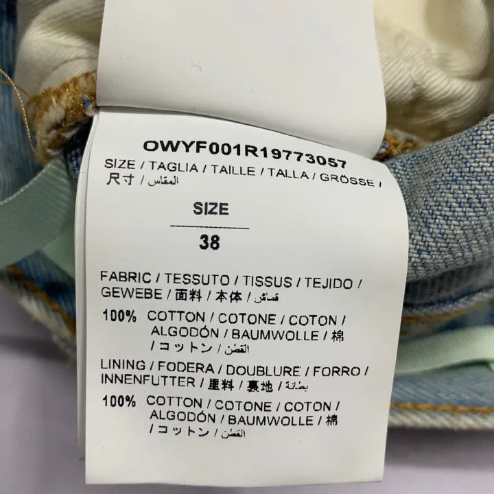 Off-White Off-White Asymmetrical Denim Skirt for Women 0079 Size 38" / US 16 / IT 52 - 4 Thumbnail