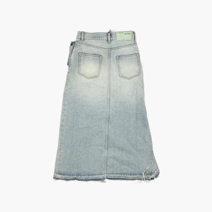 Off-White Off-White Asymmetrical Denim Skirt for Women 0079 Size 38" / US 16 / IT 52 - 3 Thumbnail