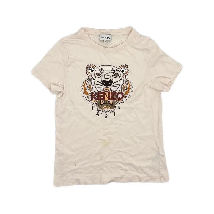Kenzo Kenzo Logo Round Neck T-Shirt for Women 0079 Size S / US 4 / IT 40 - 2 Thumbnail