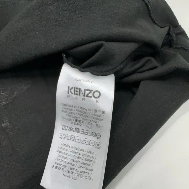 Kenzo KENZO Black Logo Graphic Short Sleeve T-Shirt 0079 Size S / US 4 / IT 40 - 5 Thumbnail