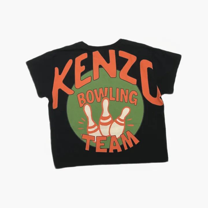 Kenzo KENZO Black Logo Graphic Short Sleeve T-Shirt 0079 Size S / US 4 / IT 40 - 3 Thumbnail