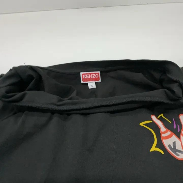 Kenzo KENZO Black Logo Graphic Short Sleeve T-Shirt 0079 Size S / US 4 / IT 40 - 6 Thumbnail