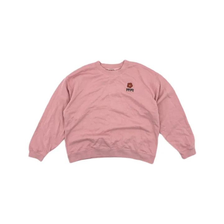 Kenzo KENZO Floral Logo Long Sleeve Sweatshirt 0079 Size L / US 10 / IT 46 - 2 Thumbnail