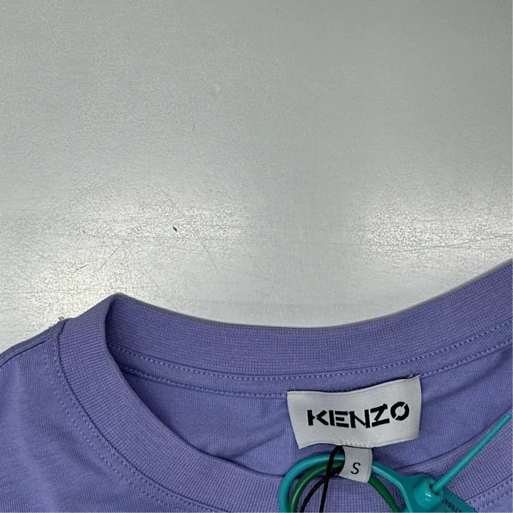 Kenzo KENZO Purple Cotton Short Sleeve T-Shirt 0079 Size S / US 4 / IT 40 - 2 Thumbnail