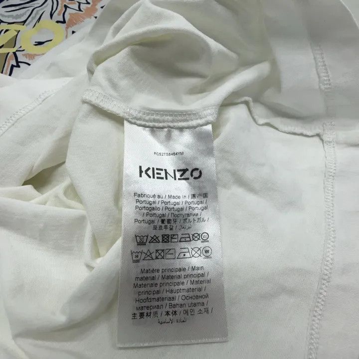 Kenzo KENZO Iconic Tiger Print Loose Short Sleeve Tee 0079 Size L / US 10 / IT 46 - 5 Thumbnail