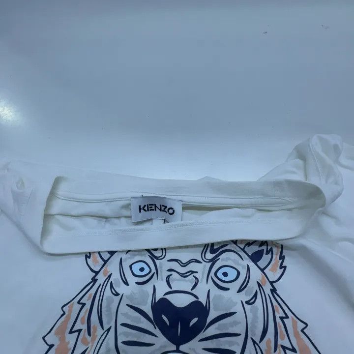 Kenzo KENZO Iconic Tiger Print Loose Short Sleeve Tee 0079 Size L / US 10 / IT 46 - 6 Thumbnail