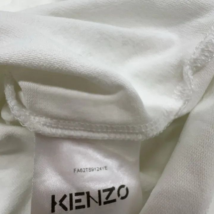 Kenzo Kenzo Tiger Logo Cotton T-Shirt for Women 0079 Size XS / US 0-2 / IT 36-38 - 4 Thumbnail
