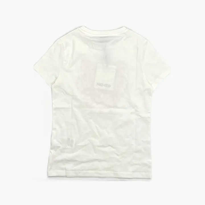 Kenzo KENZO White Tiger Print Short Sleeve T-Shirt 0079 Size XS / US 0-2 / IT 36-38 - 3 Thumbnail