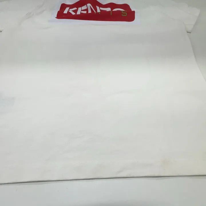 Kenzo Kenzo Casual White Logo Print T-Shirt for Women 0079 Size S / US 4 / IT 40 - 11 Thumbnail