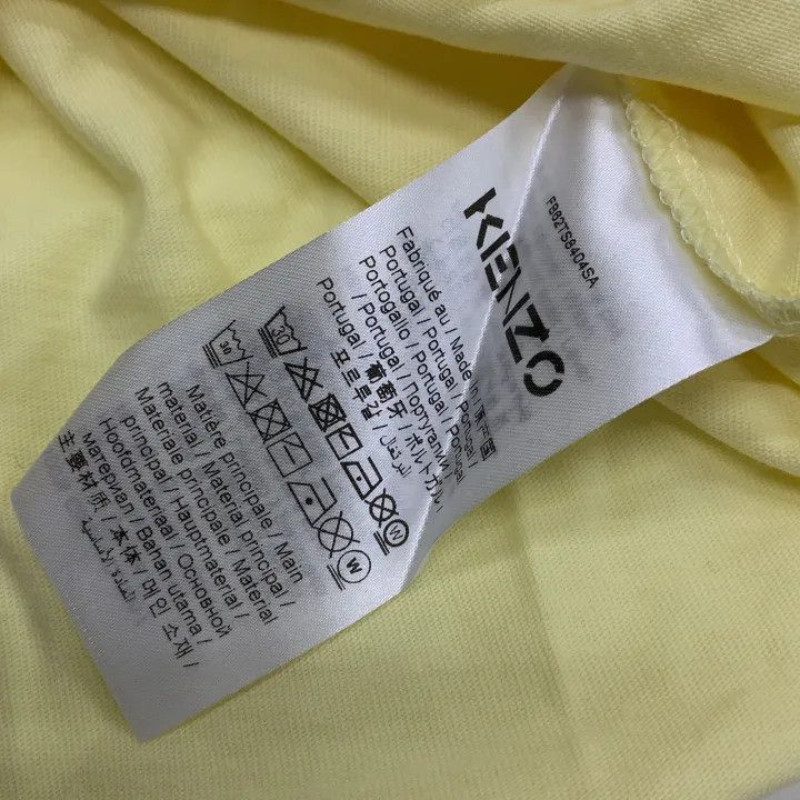 Kenzo Kenzo Logo Print Cotton T-Shirt for Women 0079 Size S / US 4 / IT 40 - 5 Thumbnail