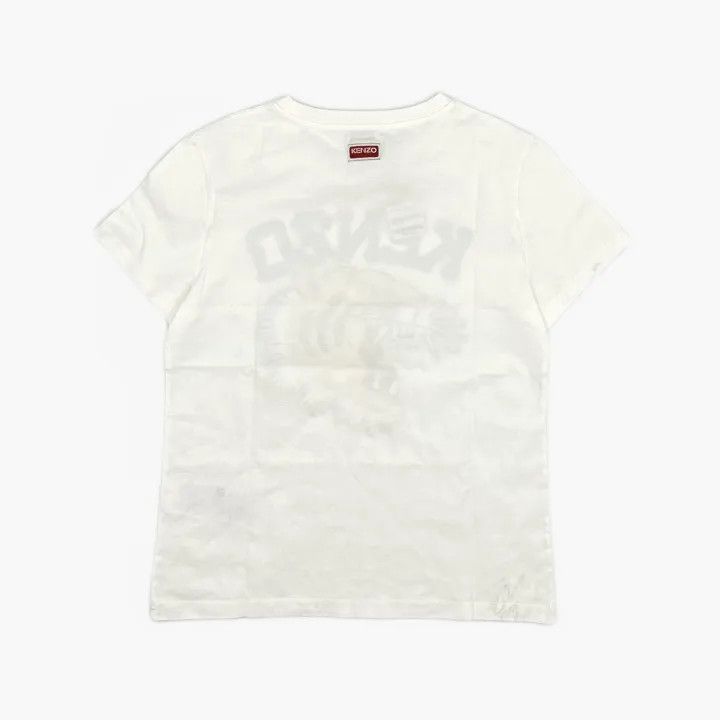 Kenzo Kenzo Casual White Graphic Animal Tee 0079 Size M / US 6-8 / IT 42-44 - 3 Thumbnail