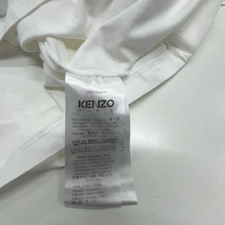 Kenzo Kenzo Casual White Graphic Animal Tee 0079 Size M / US 6-8 / IT 42-44 - 6 Thumbnail