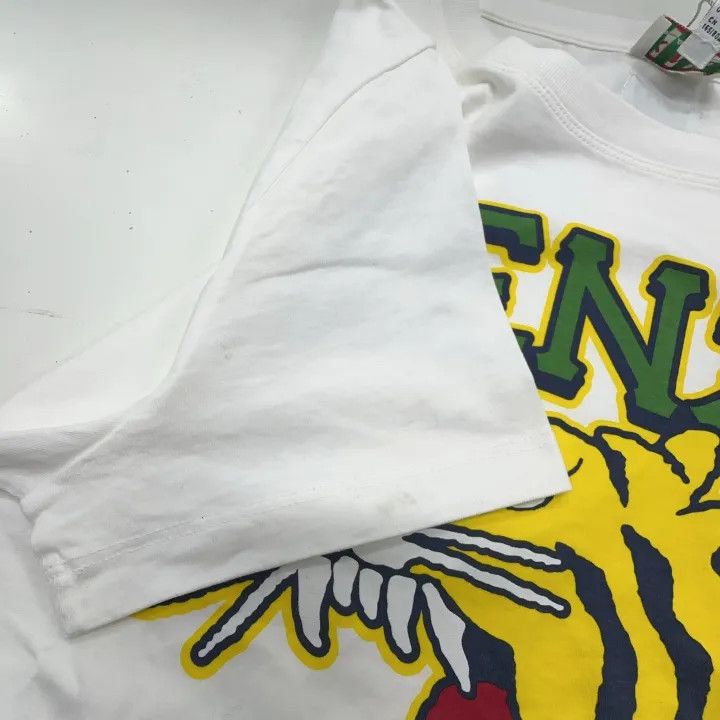 Kenzo Kenzo Casual White Graphic Animal Tee 0079 Size M / US 6-8 / IT 42-44 - 7 Thumbnail