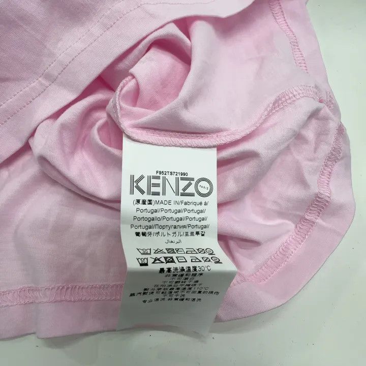 Kenzo Kenzo Pink Logo Graphic Short Sleeve T-Shirt 0079 Size XS / US 0-2 / IT 36-38 - 6 Thumbnail