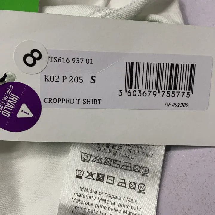 Kenzo Kenzo Women's Short Sleeve Letter Stripe T-Shirt 0079 Size S / US 4 / IT 40 - 3 Thumbnail