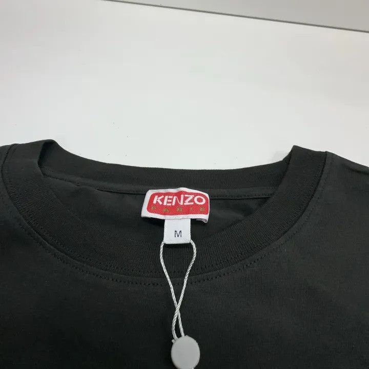 Kenzo KENZO Black Letter Print Short Sleeve T-Shirt 0079 Size M / US 6-8 / IT 42-44 - 4 Thumbnail