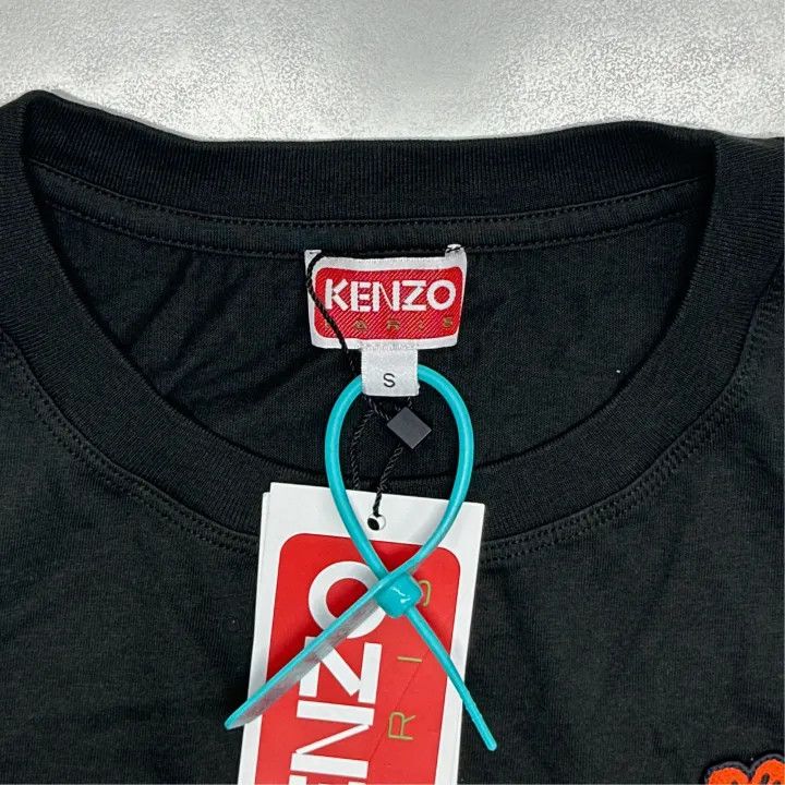 Kenzo Kenzo Embroidered Short Sleeve T-shirt for Women 0079 Size S / US 4 / IT 40 - 2 Thumbnail