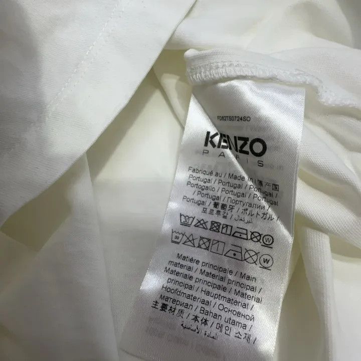 Kenzo Kenzo White Tiger Academy Graphic T-Shirt 0079 Size S / US 4 / IT 40 - 5 Thumbnail